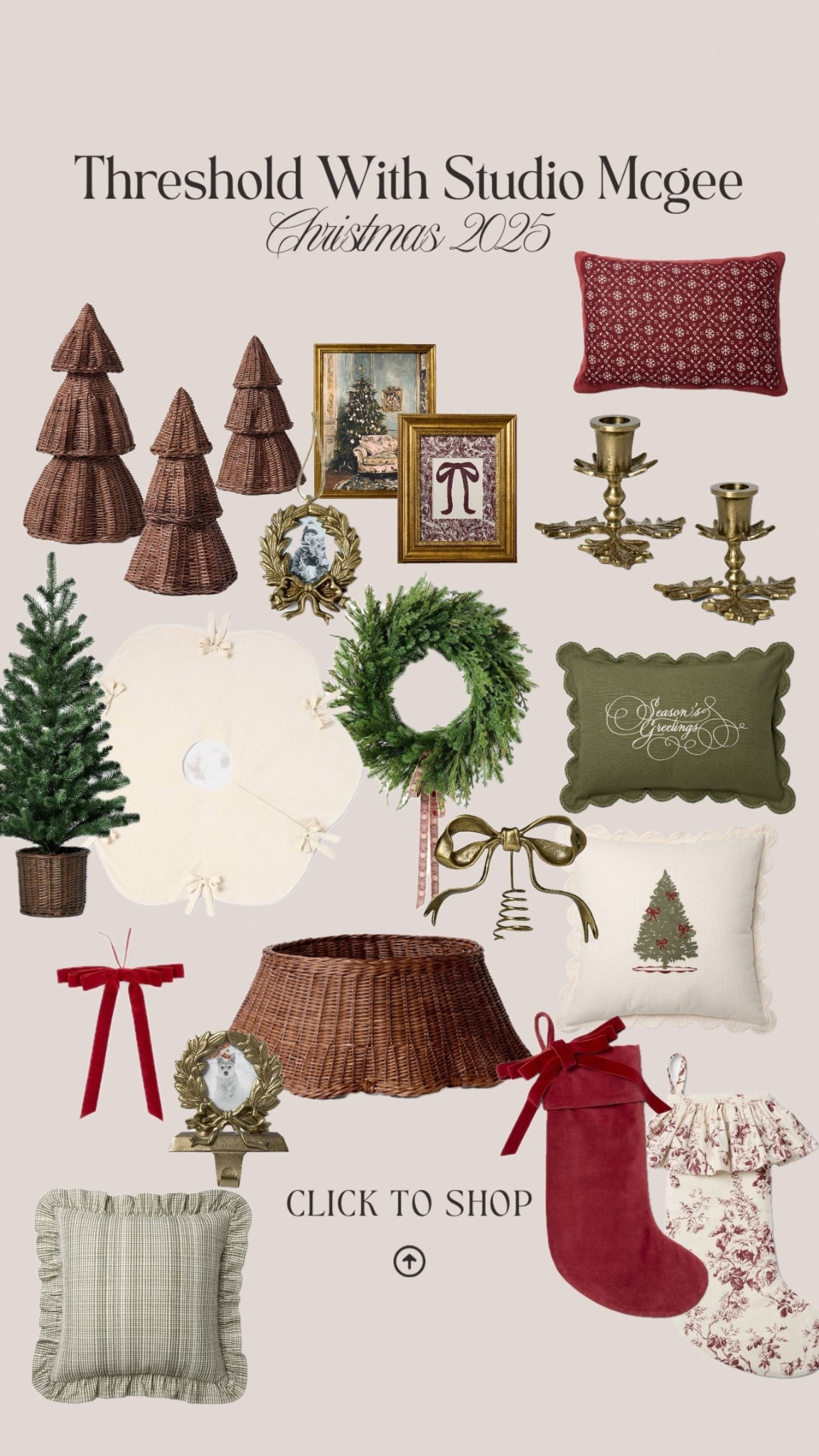 Threshold With Studio Mcgee Christmas Collection!! ❤️

#LTKSeasonal #LTKHome #LTKStyleTip