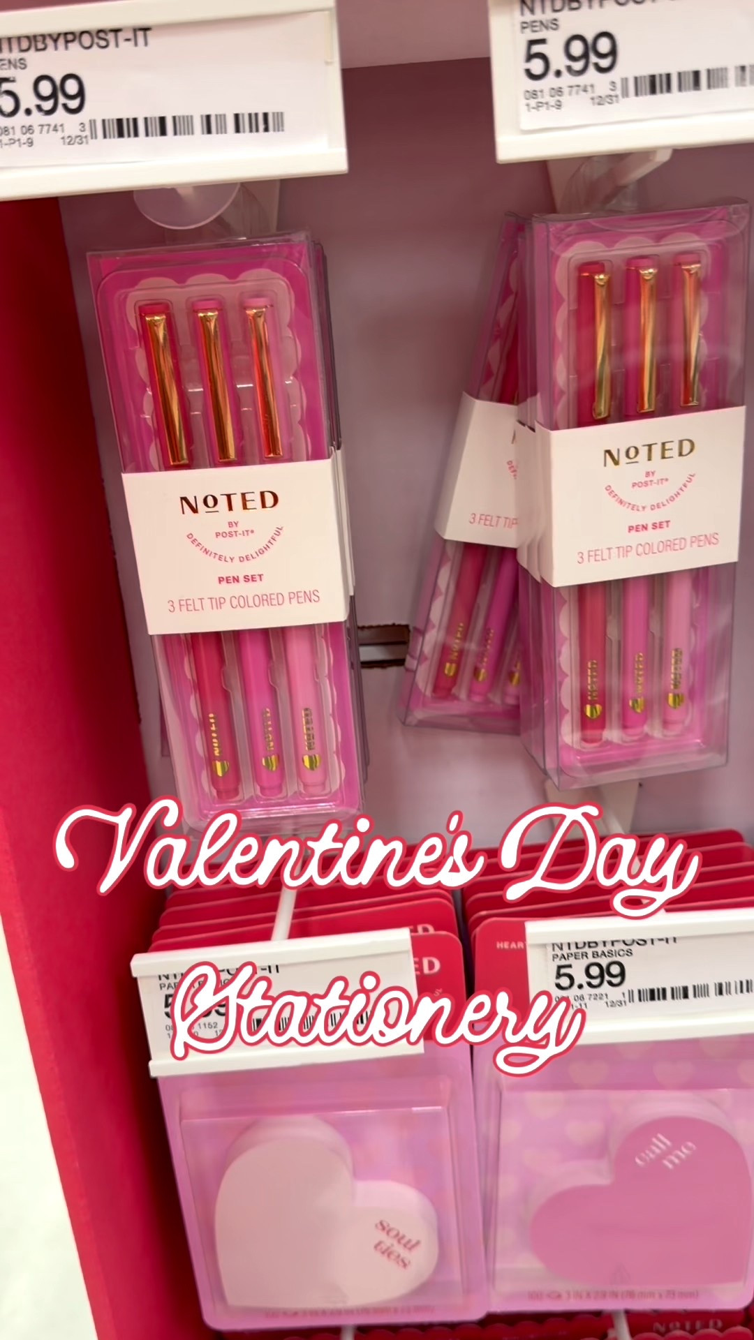 Valentine's Day stationery 💌 one month until Valentine's Day! ❤️
............
Valentine's Day card teacher appreciation gift Valentine's Day basket Valentine's Day gifts for kids gifts for girls post it notes heart sticky notes heart post it notes icon glass Valentine's Day glass target finds target Valentine's day target new arrivals snack box Valentine's Day snacks Valentine's Day goodies v day Valentine's Day under $10 Valentine's Day under $20 gifts for girls gifts for teens junk journaling love notes 

#LTKFindsUnder50 #LTKmomlife #LTKKids