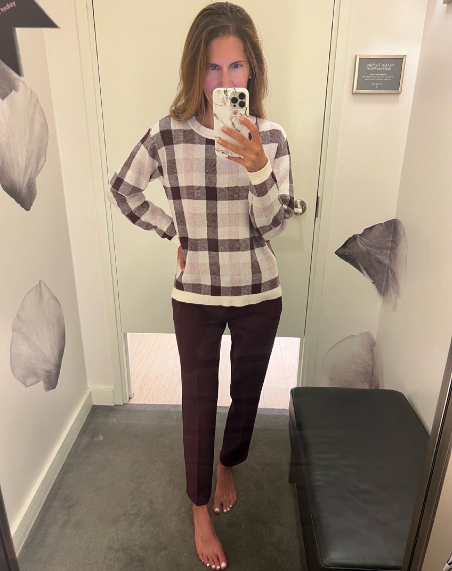 This plaid sweater is ready to take you through Thanksgiving and the holiday season in comfort and style. And it’s on sale! 👏🏻

#LTKsalealert #LTKunder50 #LTKSeasonal