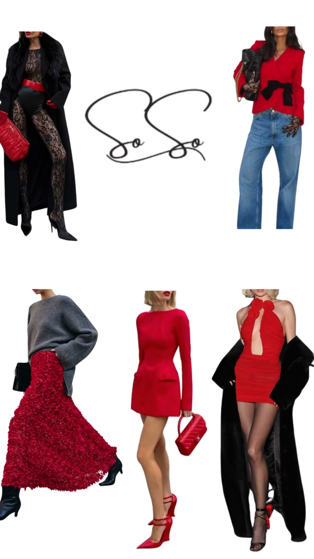 Red, but winter-ready: 15 outfit ideas from knit minis to satin dresses and tailored blazers. Tap for links, then read my full styling notes + shopping edit on my blog.

Read the complete post here: 

https://lasosoff.com/the-ultimate-pop-of-red-outfits-15-stunning-winter-looks/

red outfit, winter outfits, red dress, red blazer, knit mini dress, satin slip dress, holiday party outfit, date night look, statement coat, lace tights, classic heels, capsule wardrobe, chic winter style

#RedOutfit #WinterOutfit #HolidayStyle #LTKseason #CapsuleWardrobe

#LTKfestive #LTKwinter #LTKpartywear