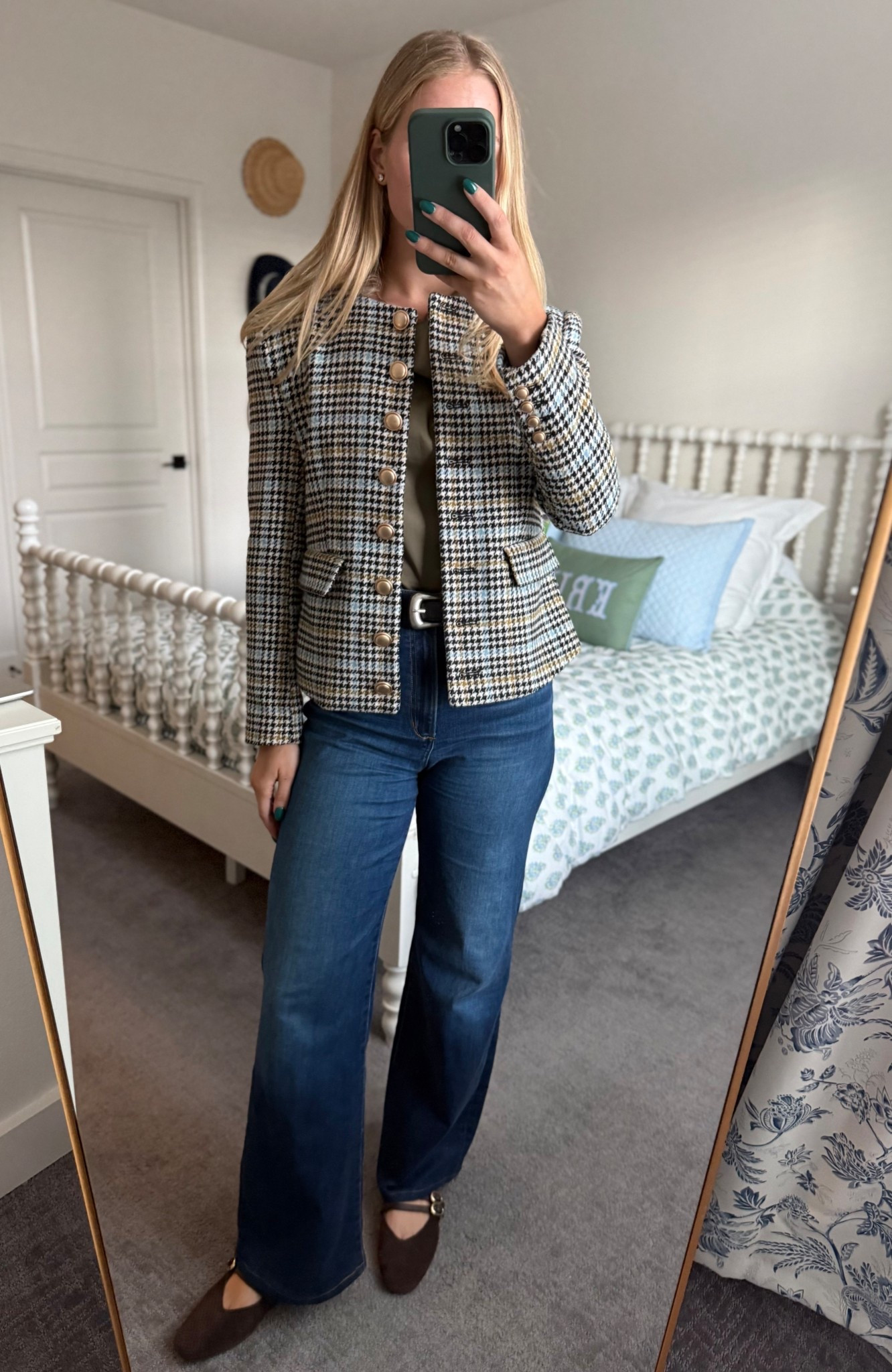 Work OOTD

Thanksgiving outfit
Thanksgiving outfit inspo
thanskgiving look
Joes jeans the Mia
High waisted jeans
wide leg jeans
Dark wash jeans
DSW
Dolce vita shoes
Maryjane’s
Brown flats
Brown suede shoes
Suede flats
Work outfit
Work look
Office outfit
Office style
Office clothes
Fall work outfit
Winter work outfit
Dinner outfit
Chic outfit
Central Park West Billie Herringbone Jacket
Rent the runway
Central Park west jacket
Herringbone jacket
Fall jacket
Fall coat
Cool jacket
Work coat
Work blazer
Women’s blazer
Fun coar
Printed coat
Plaid coat
plaid jacket

#LTKWorkwear #LTKootd