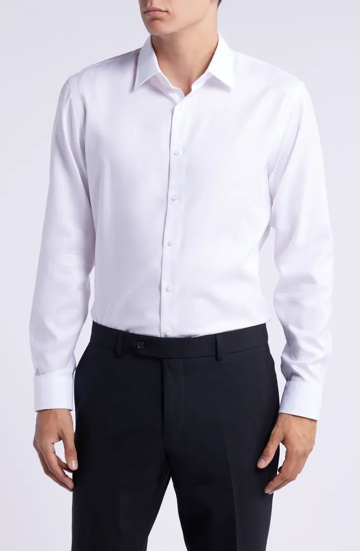 Nordstrom Trim Fit Royal Oxford Dress Shirt | Nordstrom | Nordstrom