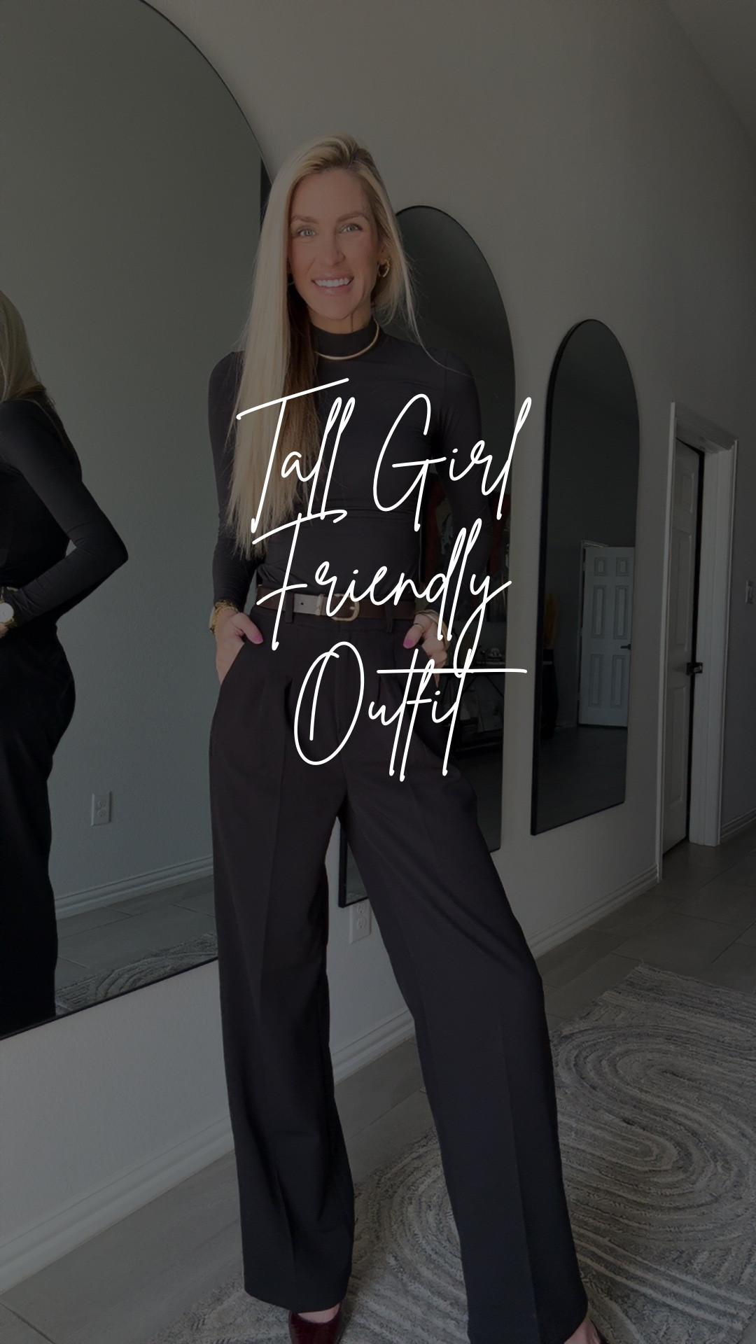 These high-waisted trousers create a sleek, elongated look—perfect for the office or a dressed-up day out. 
Paired with a double-lined, ultra-soft, and stretchy fitted top that moves with you for all-day comfort. 
Finished with pointed-toe heels to keep it chic from head to toe. 🖤

#LTKStyleTip #LTKWorkwear #LTKWatchNow