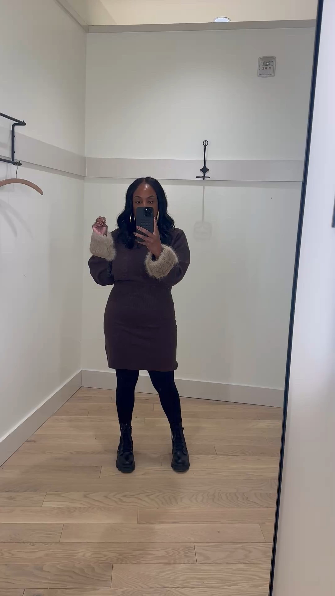 This chocolate sweater dress with the fur on the cuff is a whole mood. 

#LTKPetite #LTKootd #LTKHoliday