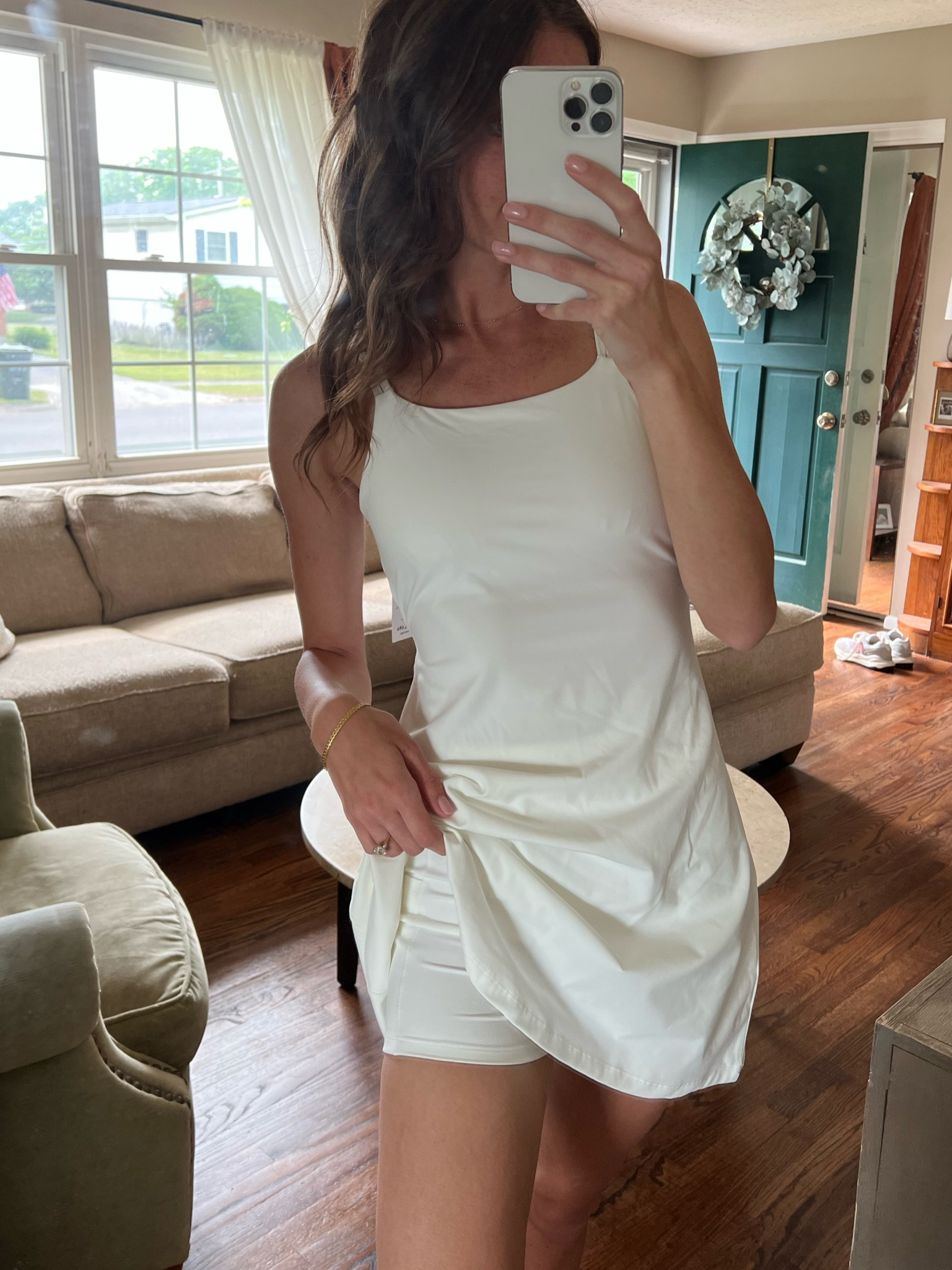 Calling all brides! This is the perfect workout or lounge dress for wedding week 🤍 Size XS for reference 

#LTKFind #LTKunder50 #LTKunder100