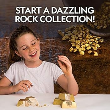 NATIONAL GEOGRAPHIC Fool’s Gold Dig Kit – 12 Gold bar Dig Bricks with 2-3 Pyrite Specimens In... | Amazon (US)