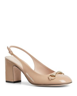 Gucci Women's Horsebit Patent Slingback Pumps  | Bloomingdale's Gucci Shoes | Bloomingdale's (US)