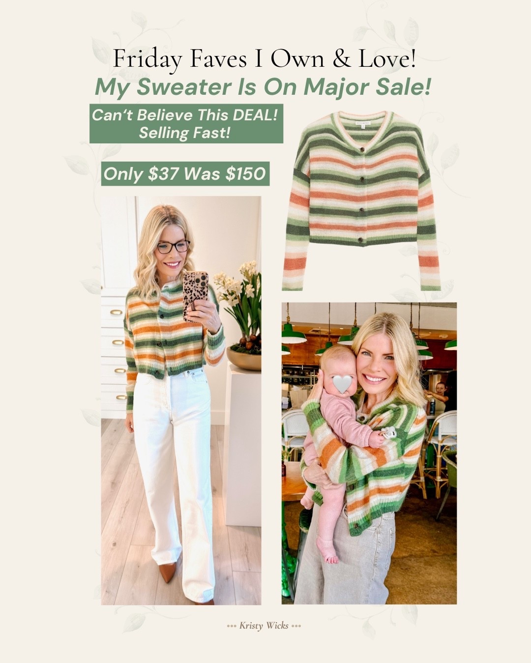 Friday Faves I Own And Love🤍
I purchased the cropped sweater in size XS. I’ve paired it with high waist jeans for the perfect look.

#LTKootd #LTKSaleAlert #LTKWorkwear