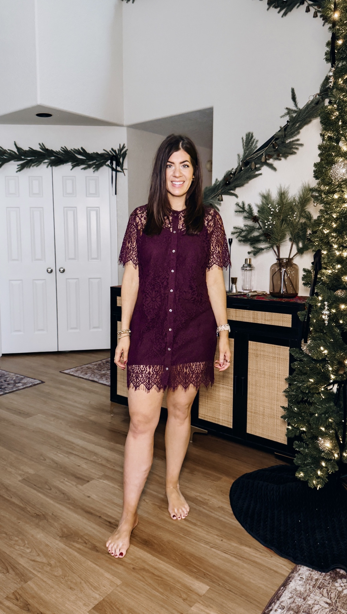 Love this lace dress
In a medium- both pieces detach 

#LTKHoliday #LTKMidsize #LTKFindsUnder50