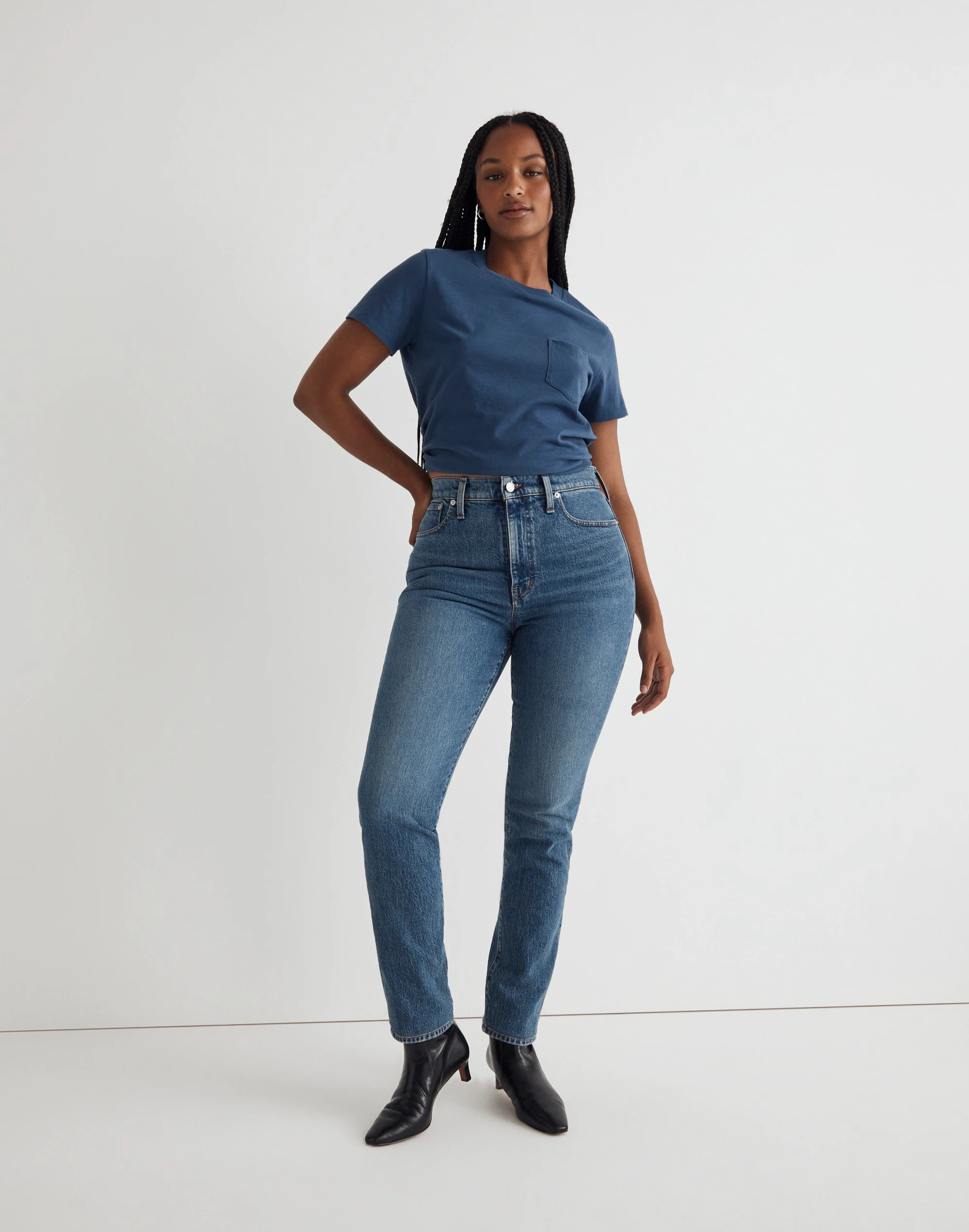 The Curvy Perfect Vintage Jean in Kepler Wash | Madewell