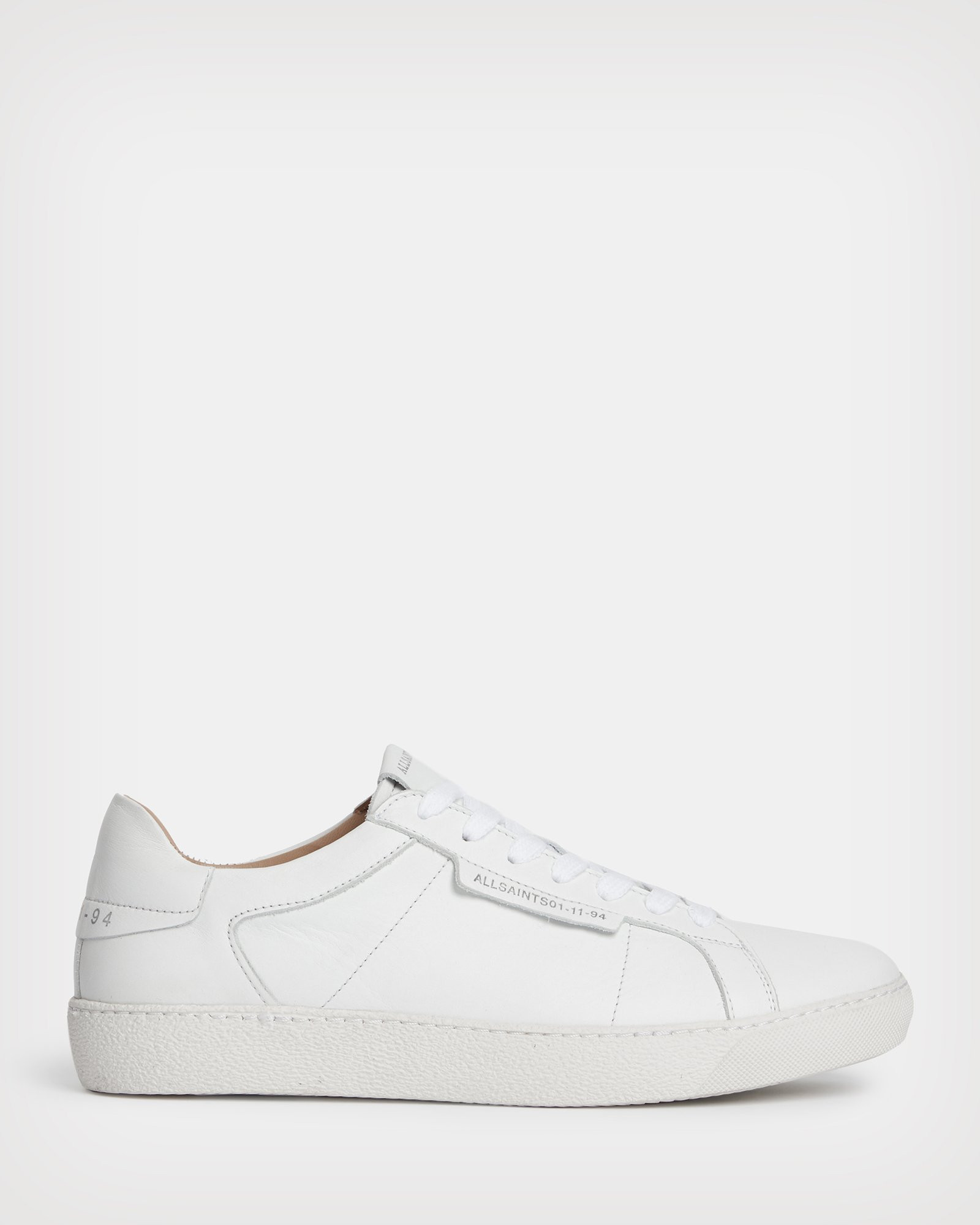 Sheer Low Top Leather Sneakers | AllSaints US