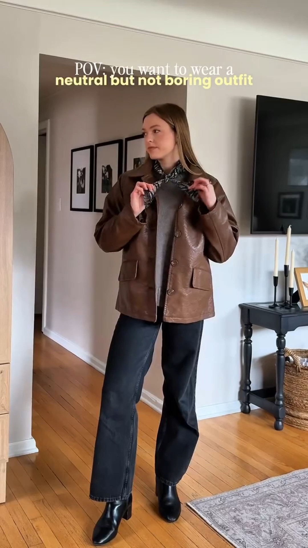 me 🤝 neutrals this Spring

As much as I want to love color, I feel the most confident in neutral colors. Spring pastels? Never heard of her!

Scarf - TJ Maxx
Sweater - Gap
Jacket - Urban Outfitters 
Pants - Thrifted
Boots - DSW

Linked some similar products if I couldn’t find the exact link!🔗


#LTKWorkwear #LTKootd #LTKSeasonal