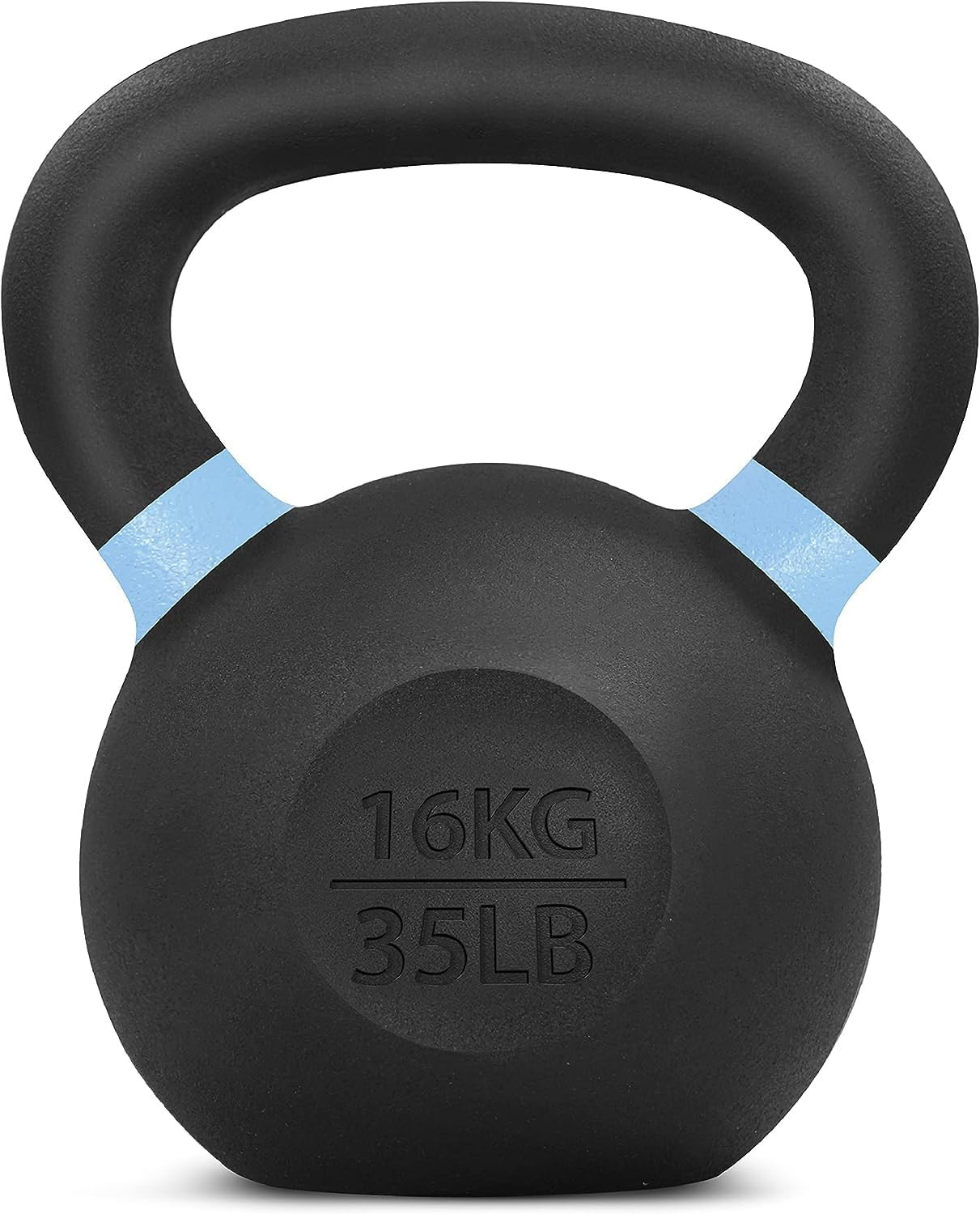 Yes4All Powder Coated Kettlebell, Cast Iron Core Kettlebells with Non-Slip Handle & Flat Bottom f... | Amazon (US)