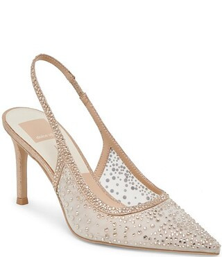 Dolce Vita Kaye Crystal Mesh Slingback Dress Pumps | Dillard's | Dillard's