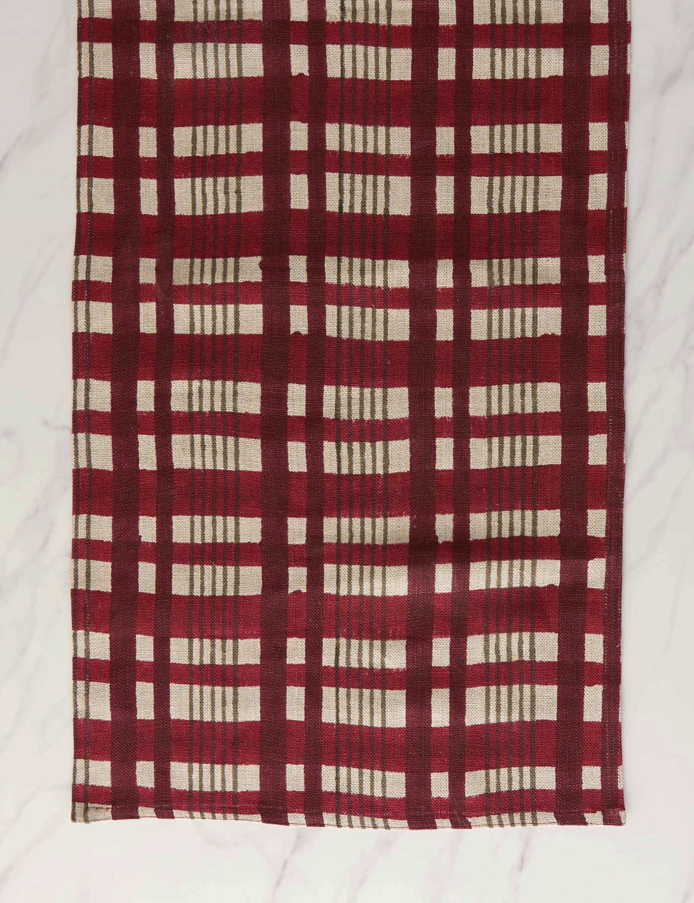 Musetta Linen Table Runner | Lulu and Georgia 