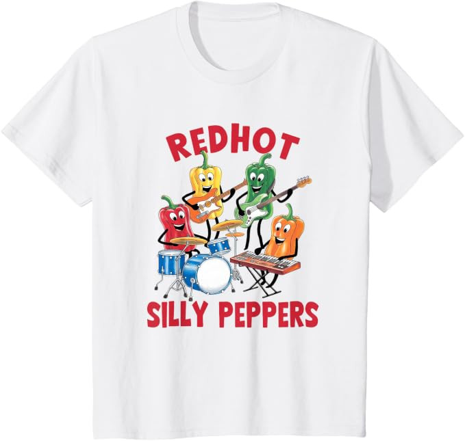 RED HOT Silly Peppers T-Shirt | Amazon (US)