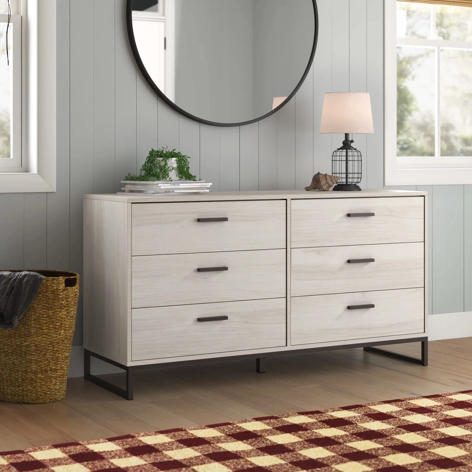 Sand & Stable™ Manuel 6 Drawer 59'' W Double Dresser & Reviews | Wayfair | Wayfair North America