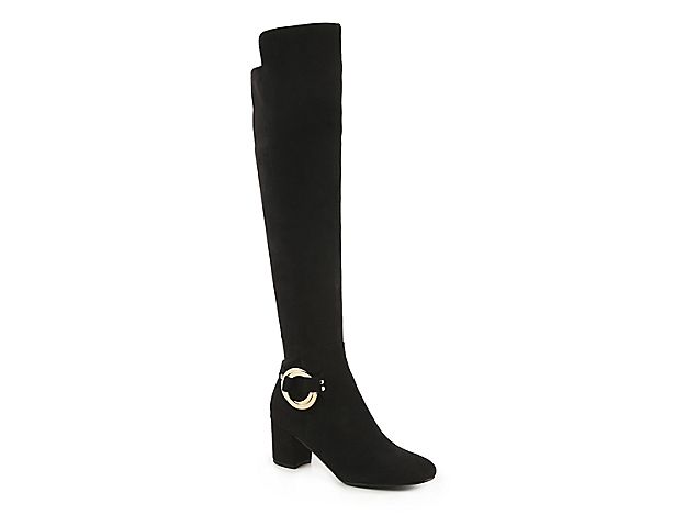 Karl Lagerfeld Paris Cami Over The Knee Boot - Women's - Black | DSW