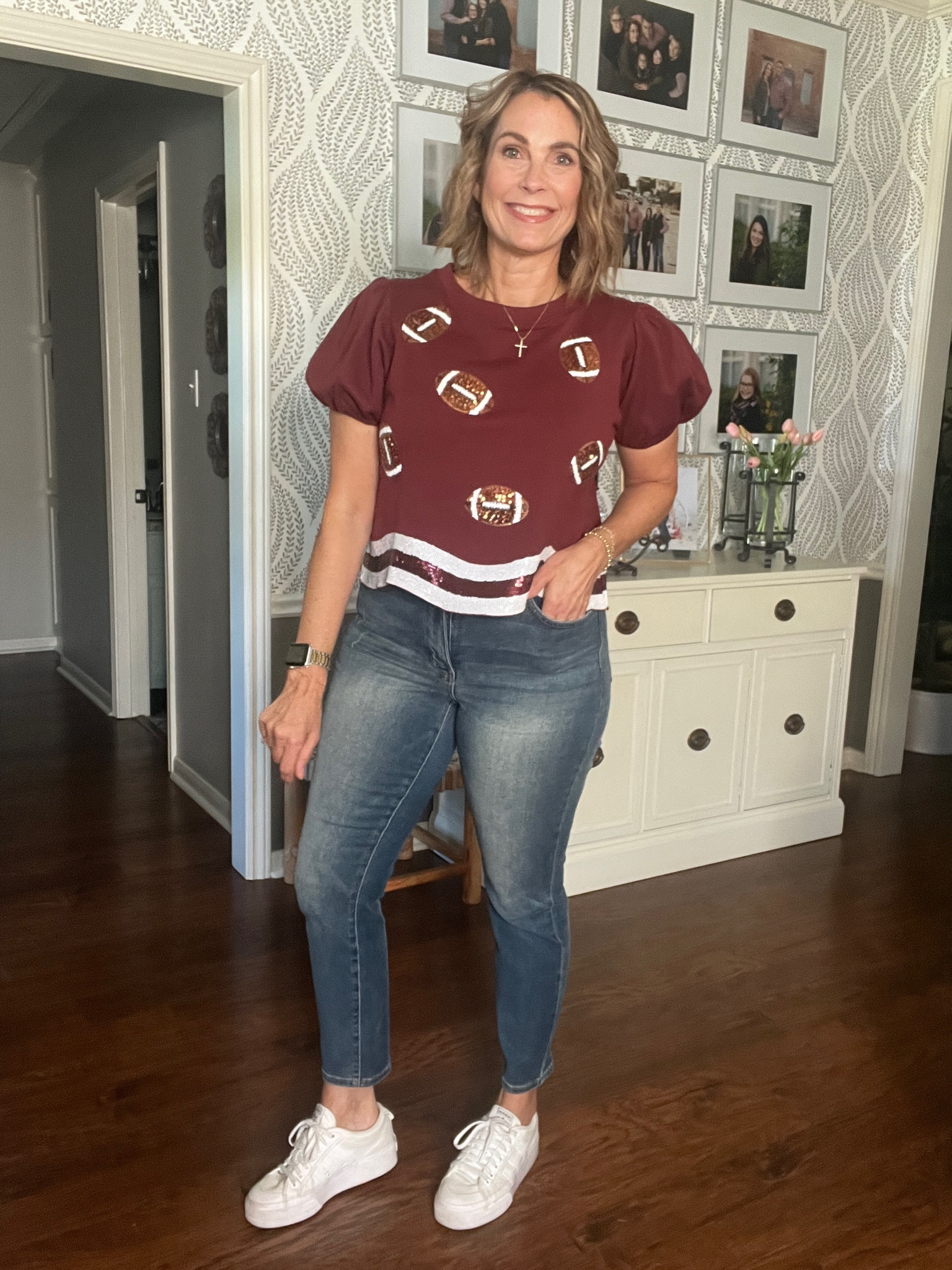 If gameday is your fave fall activity you’ll love these pieces Use code SHELLY15 for a little discount!
#gameday 

#LTKMidsize #LTKOver40