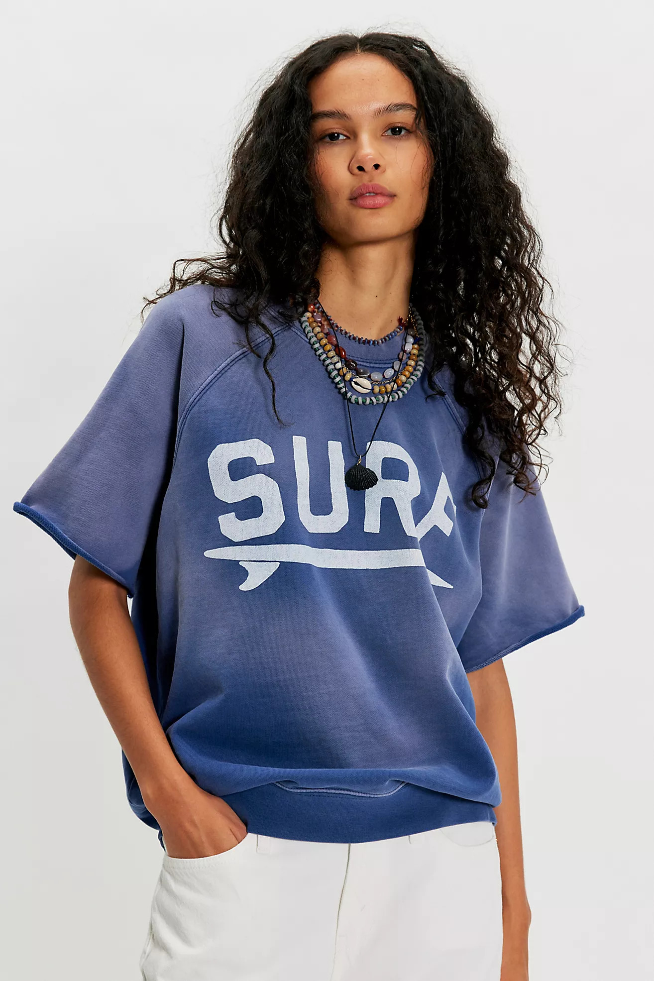 The Bureau Apparel Surf Cut-Off Sweatshirt | Free People (Global - UK&FR Excluded)