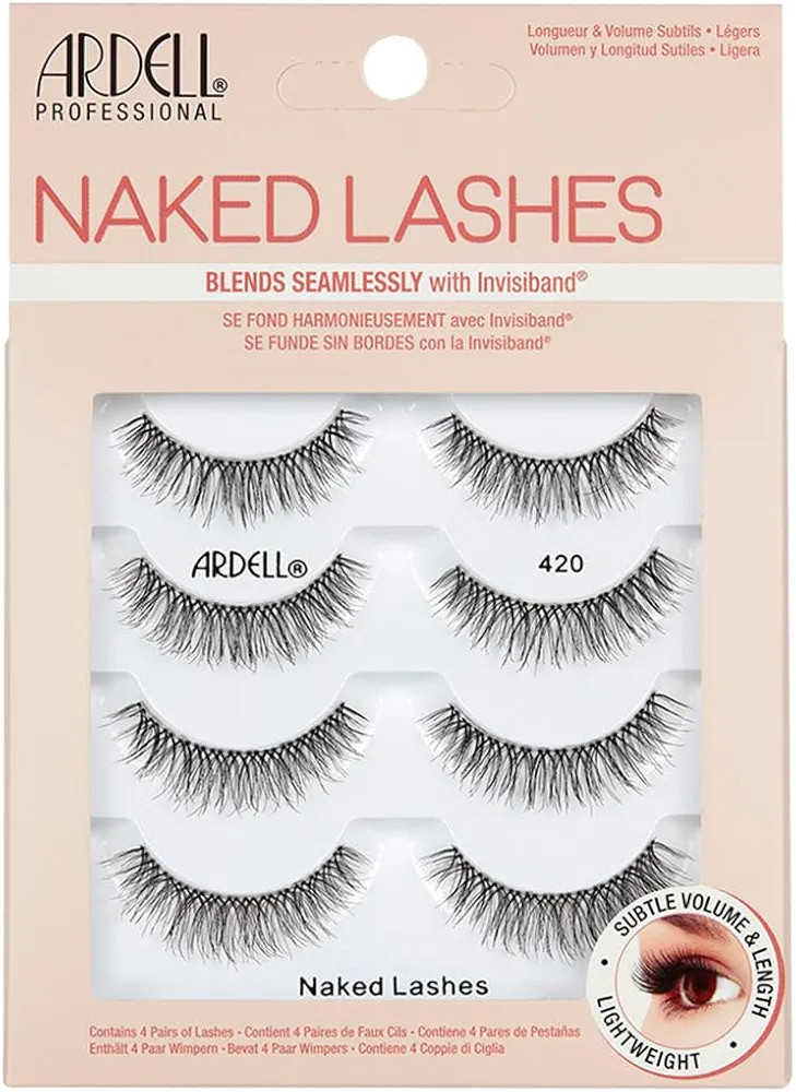 Ardell Strip Lashes Naked Lashes #420, 4 Pairs x 1-Pack | Amazon (US)