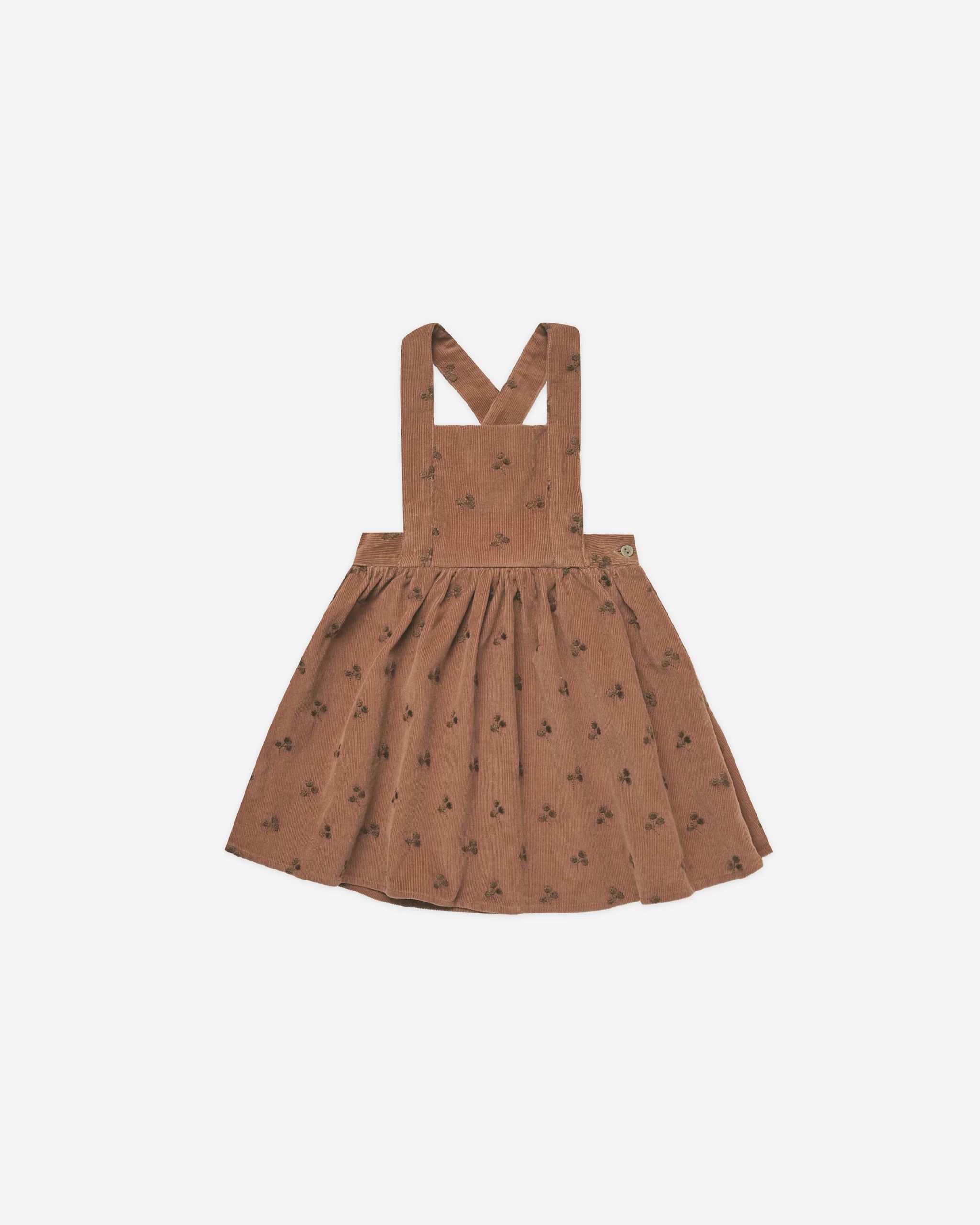 Corduroy Pinafore Dress || Spice | Rylee + Cru