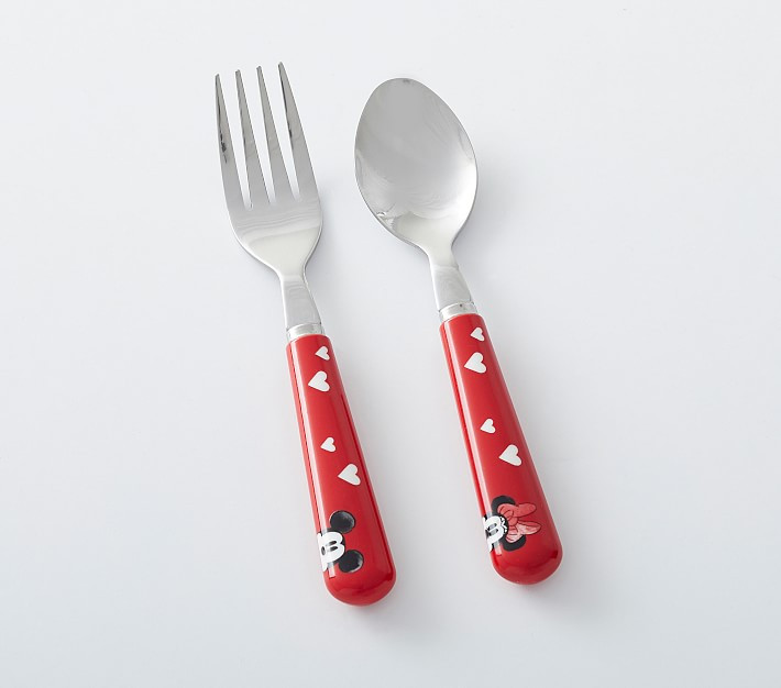 Disney Mickey Mouse Valentines Utensils | Pottery Barn Kids