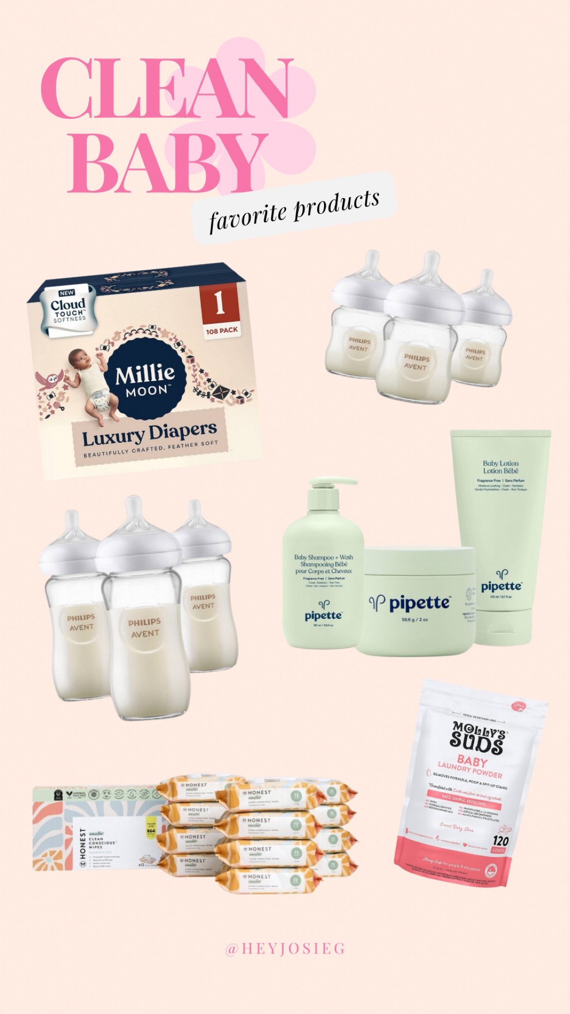 Clean nontoxic baby products I use as a first time mom! 👶🏻

Diapers, wipes, baby bottles, baby lotion

#LTKBaby #LTKBump #LTKFindsUnder100