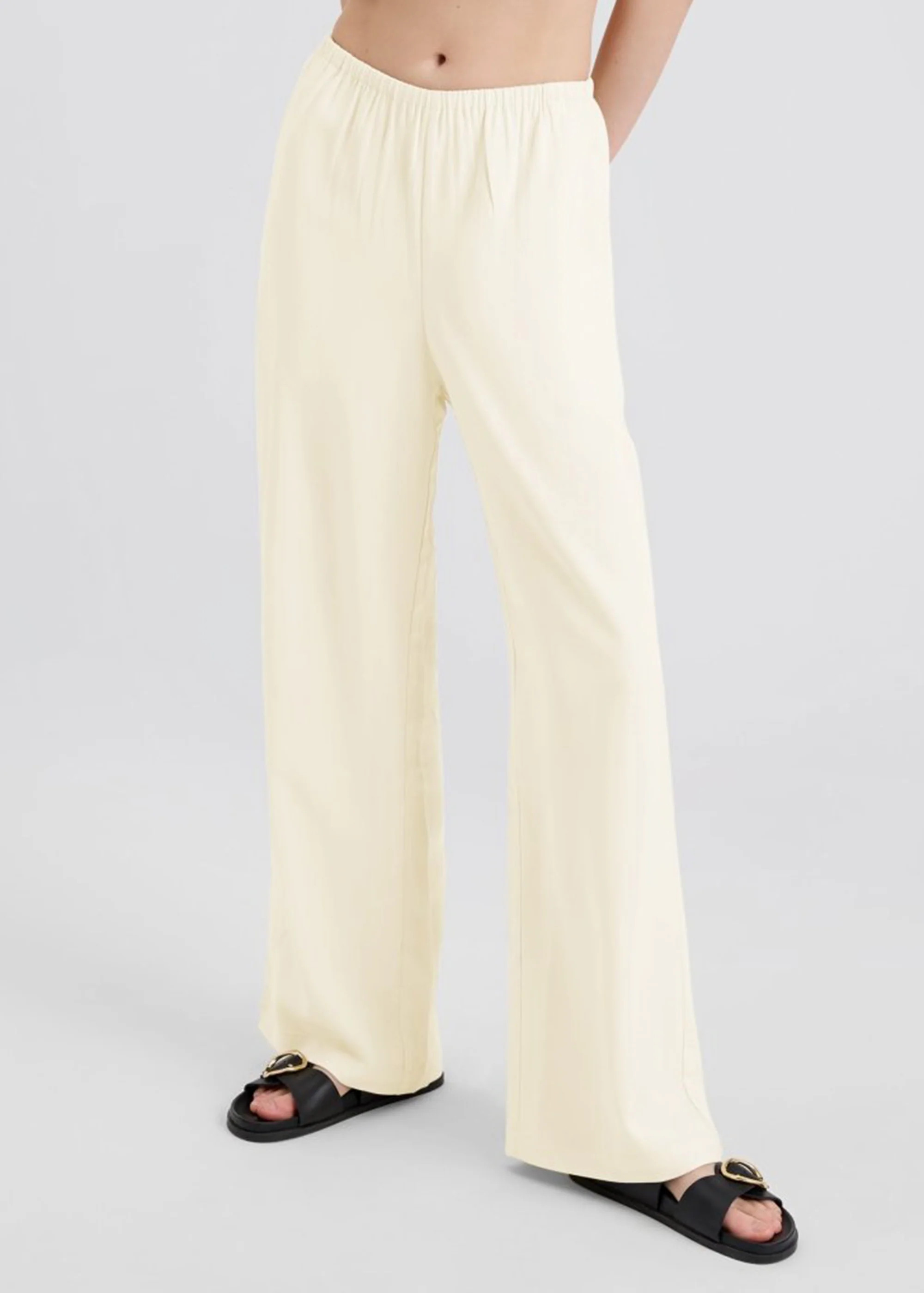 The Monaco Pant in Ecru | Solid & Striped