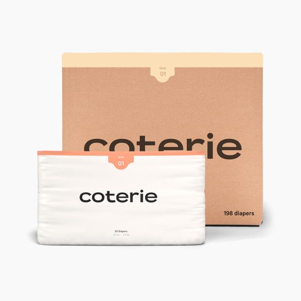 Coterie Ultra Soft Diapers, Monthly Supply Size 1/198 Count | Babylist