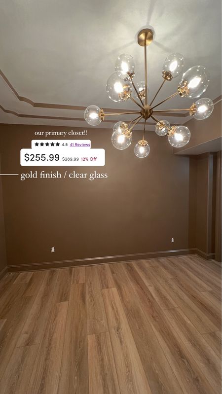 Primary closet light fixture — 💡🤎 I freaking LOVE IT. So good from Wayfair! Goes on sale a lot too! 

Home design / warm tones / neutral / funky lights / Holley Gabrielle / interior design 

#LTKsalealert #LTKstyletip #LTKhome