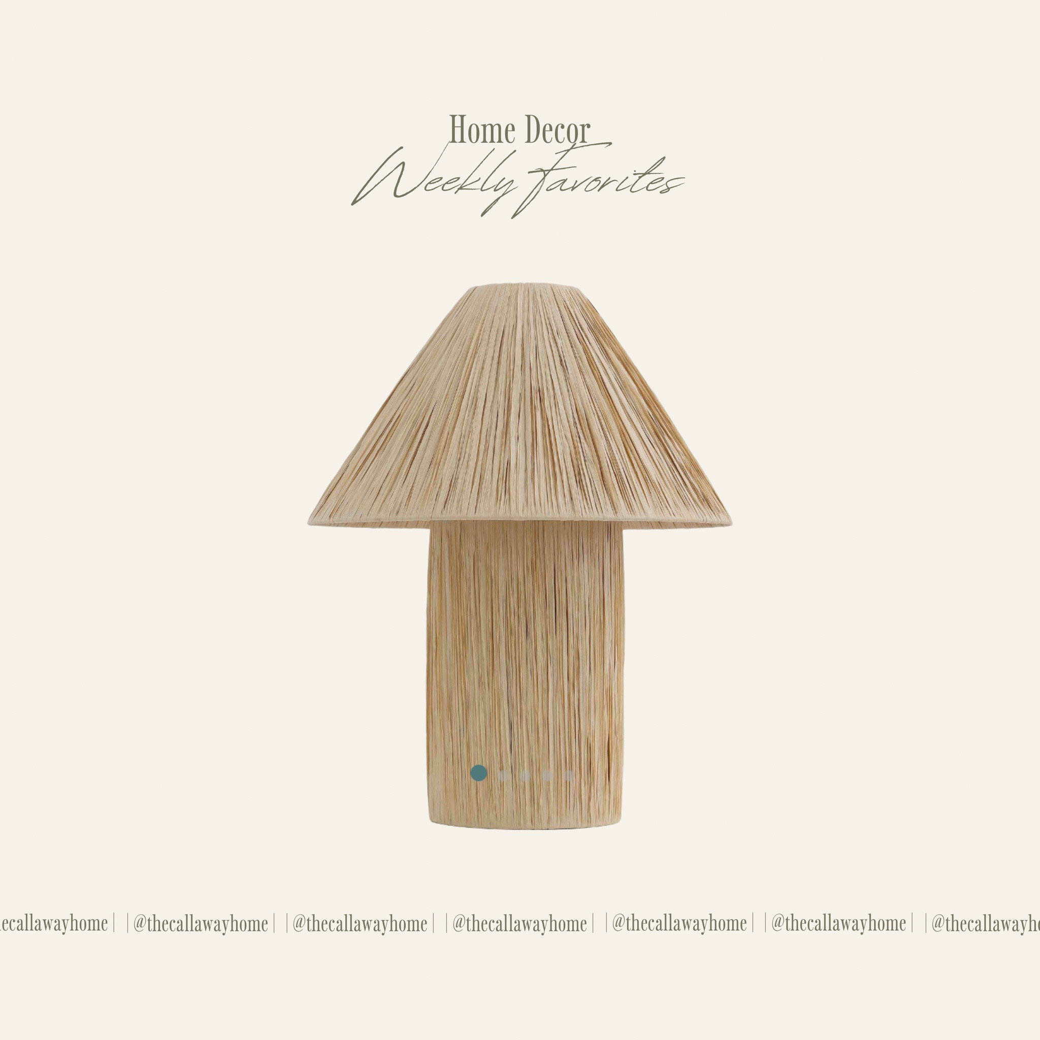 Home Decor Favorites: Rattan Table Lamp 🤍

#LTKSeasonal #LTKHome #LTKFindsUnder100