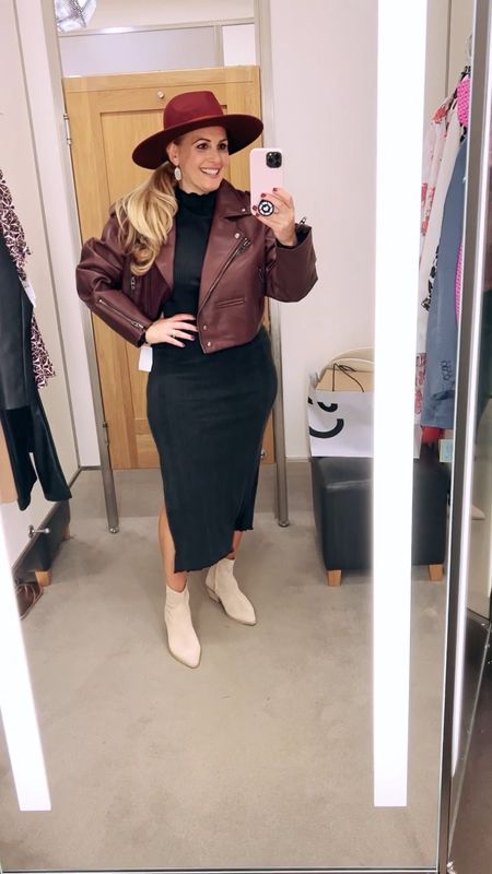This #nsale Nordstrom Anniversary sale outfit is the perfect casual fall look. My hat already sold out so I’m linking additional ones for you.


Faux leather jacket LARGE (it’s very oversized this year, size down if you want a tighter fit.)
Sweater dress medium (fits true to size) The color is a grayish black. You’ll see it when I move towards the camera.
Boots 9.5 (I purchased these. So comfortable for walking. Very soft!)



#LTKFitness #LTKseasonal #LTKtravel #LTKshoecrush #LTKstyletip #LTKitbag #LTKcurves #LTKunder100 #LTKunder50 #LTKsalealert #LTKxNSale #LTKBacktoSchool #LTKFind #LTKU #LTKworkwear