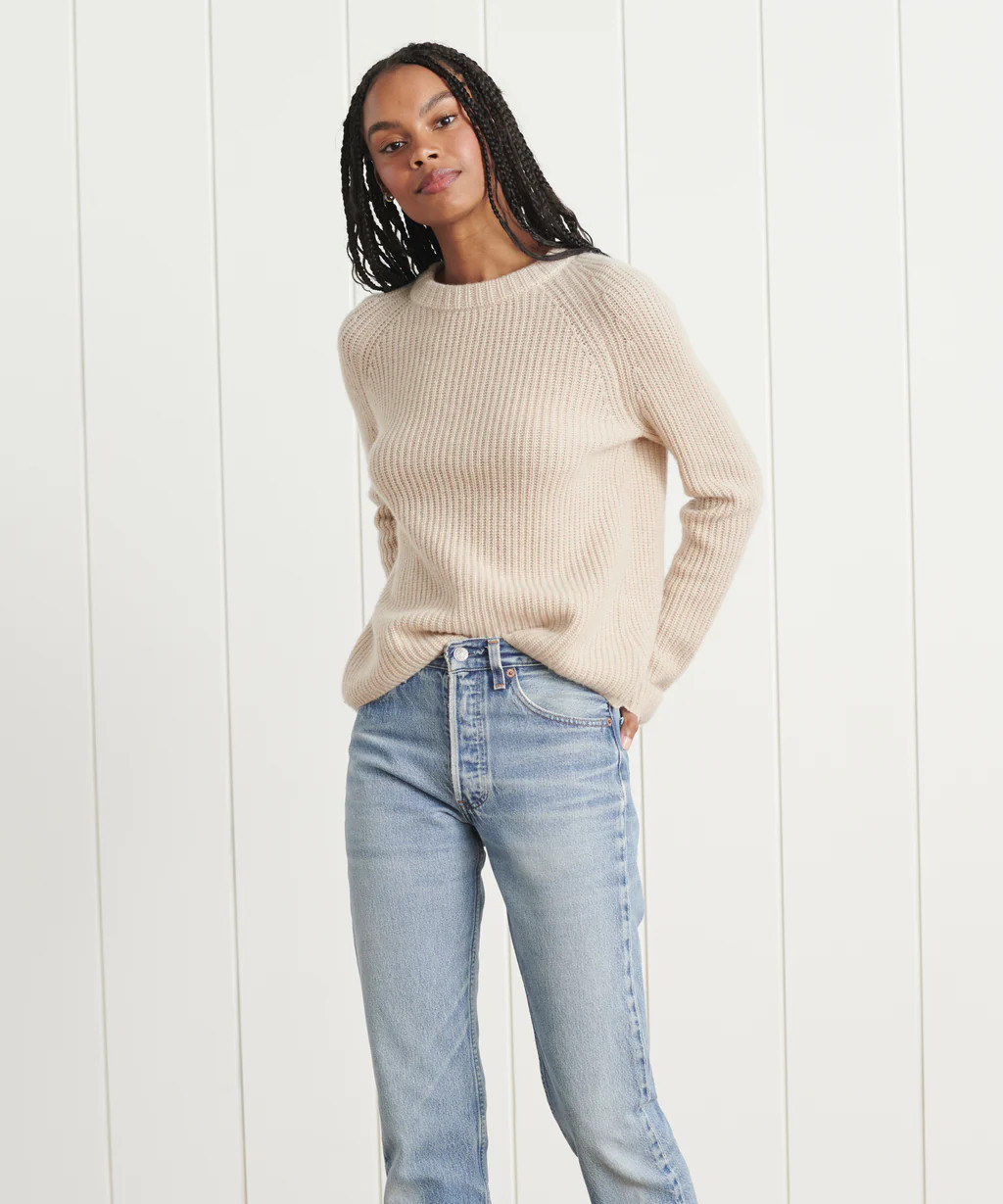 Cashmere Fisherman Sweater | Jenni Kayne