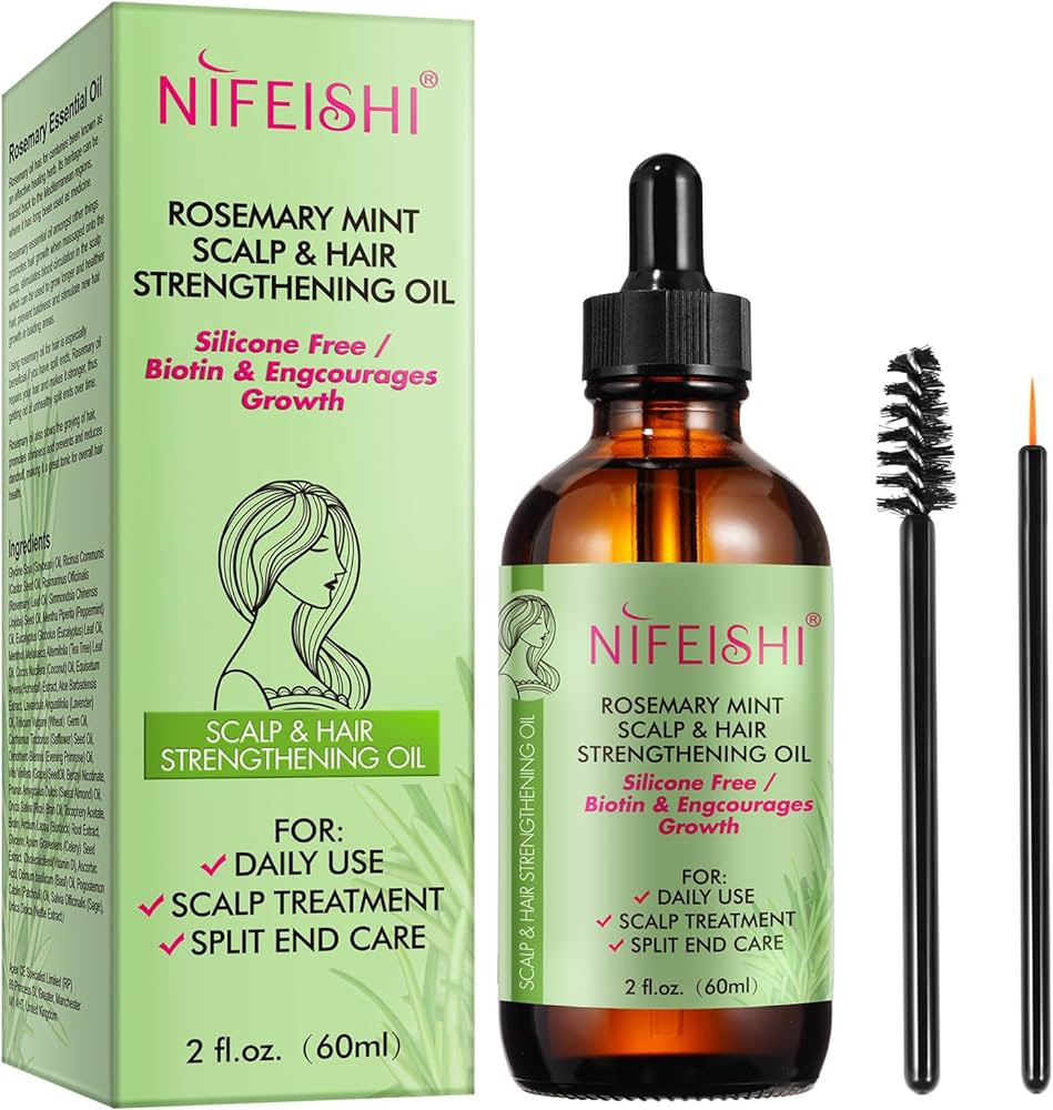 Rosemary Oil for Hair Growth, Rosemary Oil for Hair & Skin Care, Rosemary Essential Oil for Scalp... | Amazon (US)