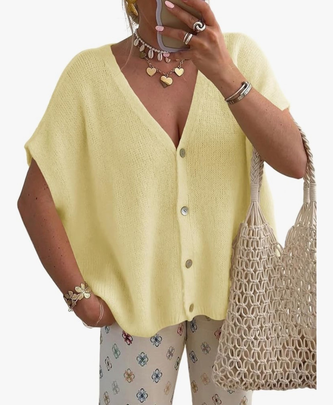 Oversized, short sleeve, buttoned up cardigan, perfect for spring and on sale at Amazon

#LTKootd #LTKSaleAlert #LTKWorkwear