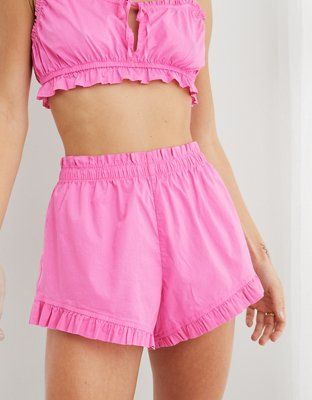 Aerie Poplin Pajama Boxer | Aerie