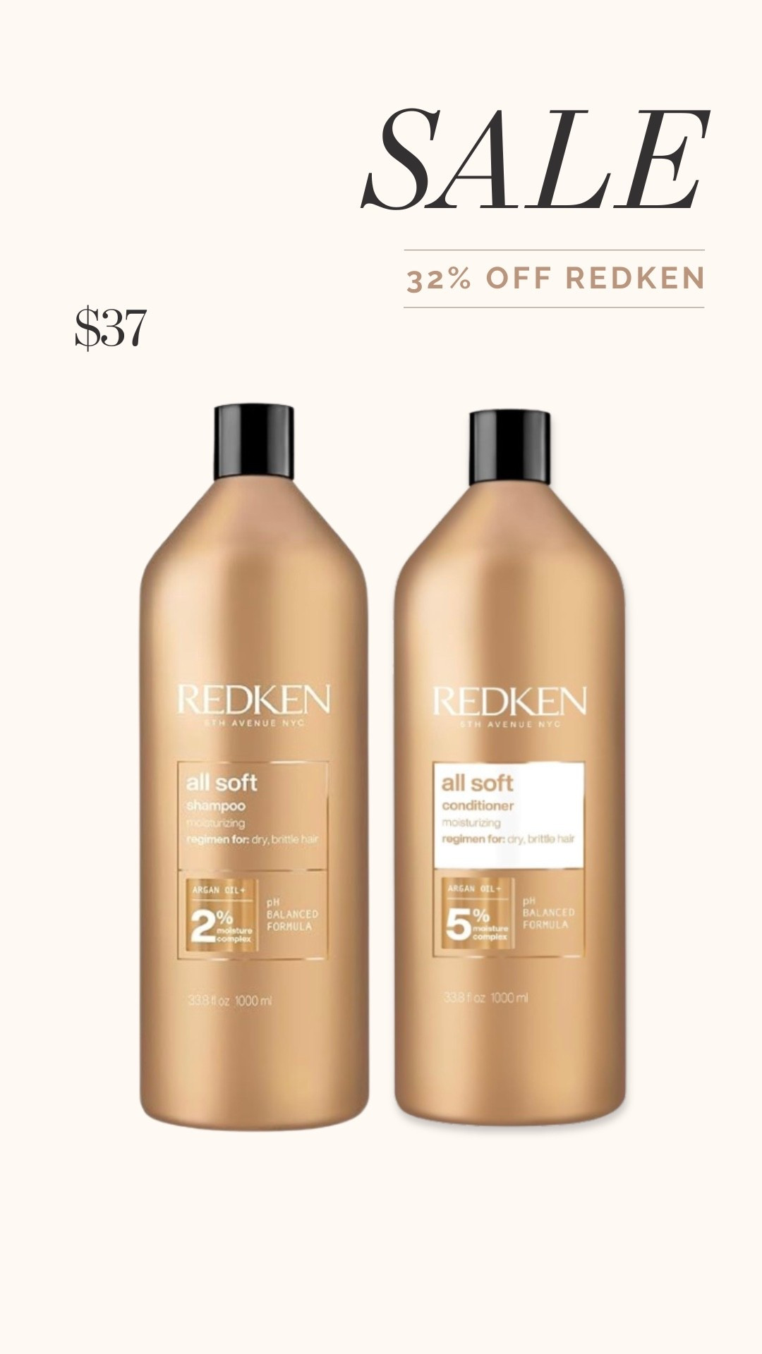 Redken shampoo and conditioners on Salem

#LTKSaleAlert #LTKselfcare #LTKBeauty