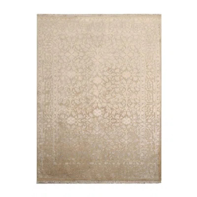 4X6 Hand Knotted Tibetan 100% Wool Tibetan Modern & Contemporary Oriental Area Rug Ivory, Gray Color | Wayfair North America