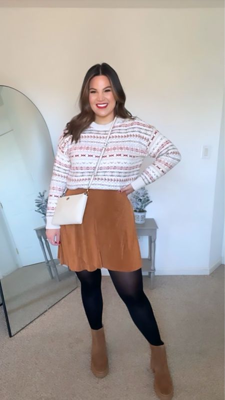 Midsize Holiday Outfit
Dress - size XL
Sweater - size L
Tights - size XL
Boots - size 10
Lipstick - shade Dashing 

#holidaydress #holidayoutfit #holidayoutfits

#LTKcurves #LTKHoliday #LTKSeasonal