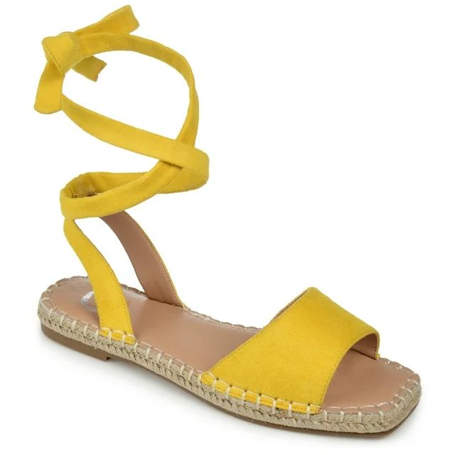 Journee Collection Womens Emelie Tru Comfort Foam Espadrille Flat Sandals | Walmart (US)