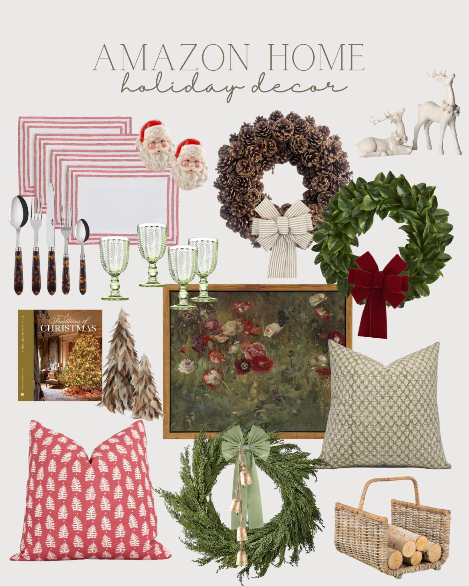 Amazon home holiday decor ❤️

#LTKHome #LTKHoliday #LTKSeasonal