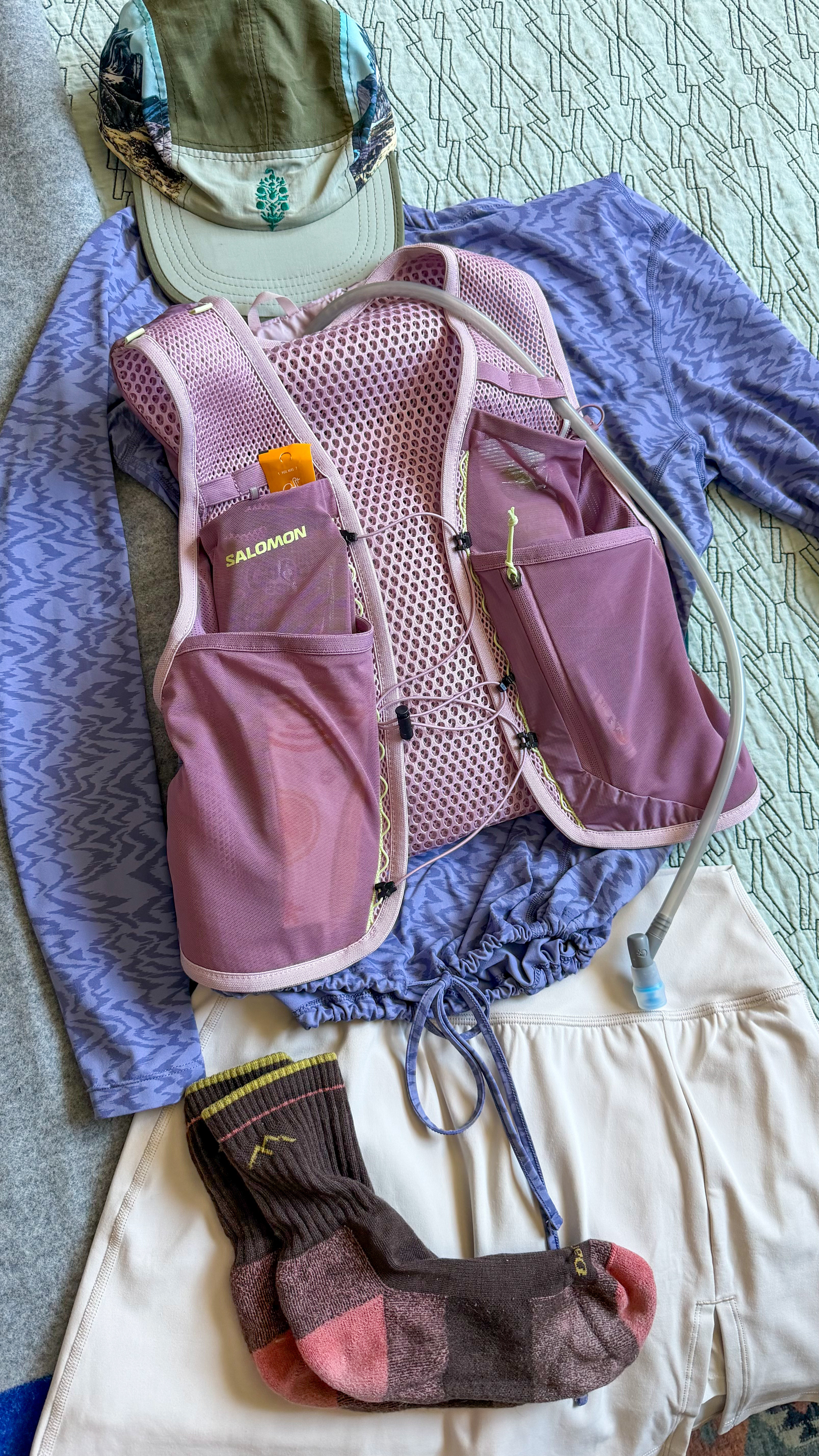 fun and girly spring hiking outfit  

 