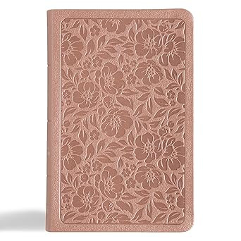 KJV Personal Size Bible, Rose Gold LeatherTouch, KJV Holy Bible, Compact and Portable, Red Letter... | Amazon (US)