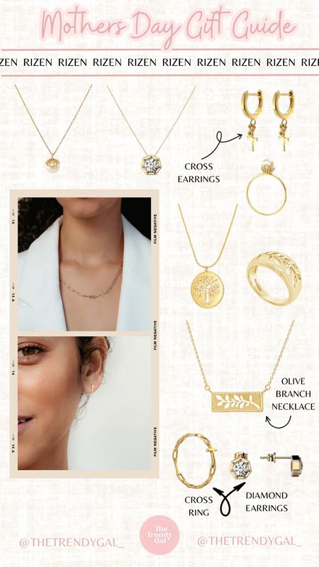 Rizen has some great pieces to get mom for Mother’s Day! I love the dainty gold jewelry perfect for everyday! 

#LTKstyletip #LTKGiftGuide #LTKfindsunder100