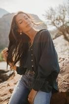 Rosealie Oversized Shirt | Böhme US