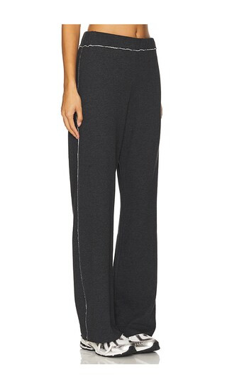 Double Face Flare Pants in Charcoal Grey Heather | Revolve Clothing (Global)