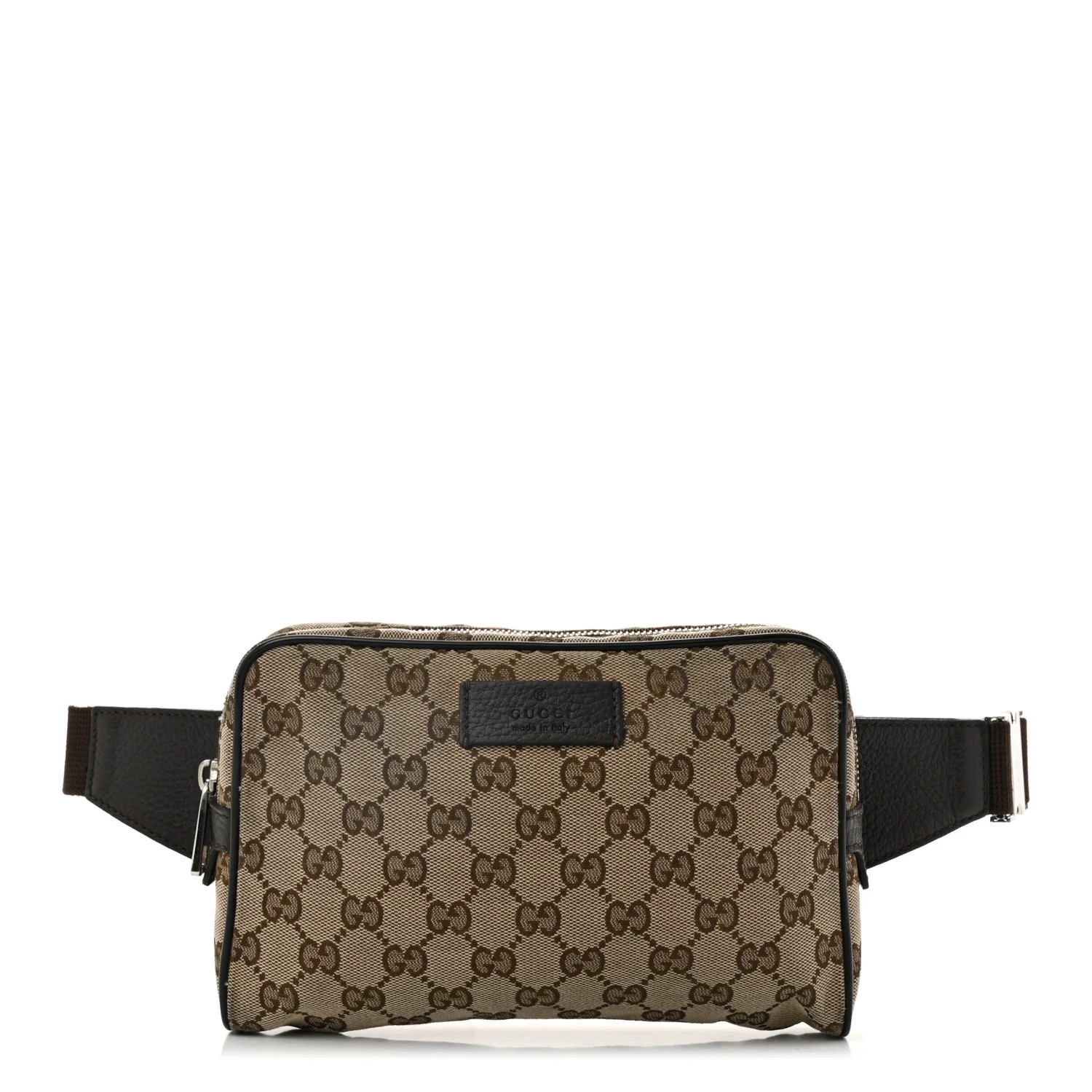 Gucci Monogram Belt Bag Dark Brown 1734810 | FASHIONPHILE (US)