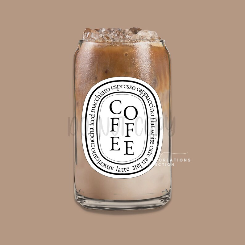 Coffee Glass Can Beer Glass Can Cute Glass Coffee Cup  Iced | Etsy | Etsy (US)