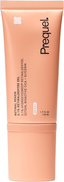 Prequel Skin Retinal Renew – 0.1% Retinaldehyde Gel with Ectoin, Cica & Jojoba Oil – Smooths ... | Amazon (US)